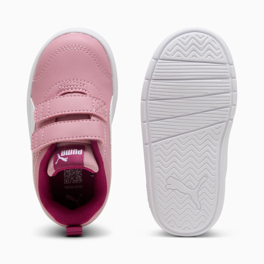 Puma Courtflex V3 V Inf Gri Çocuk Günlük Ayakkabı - 3