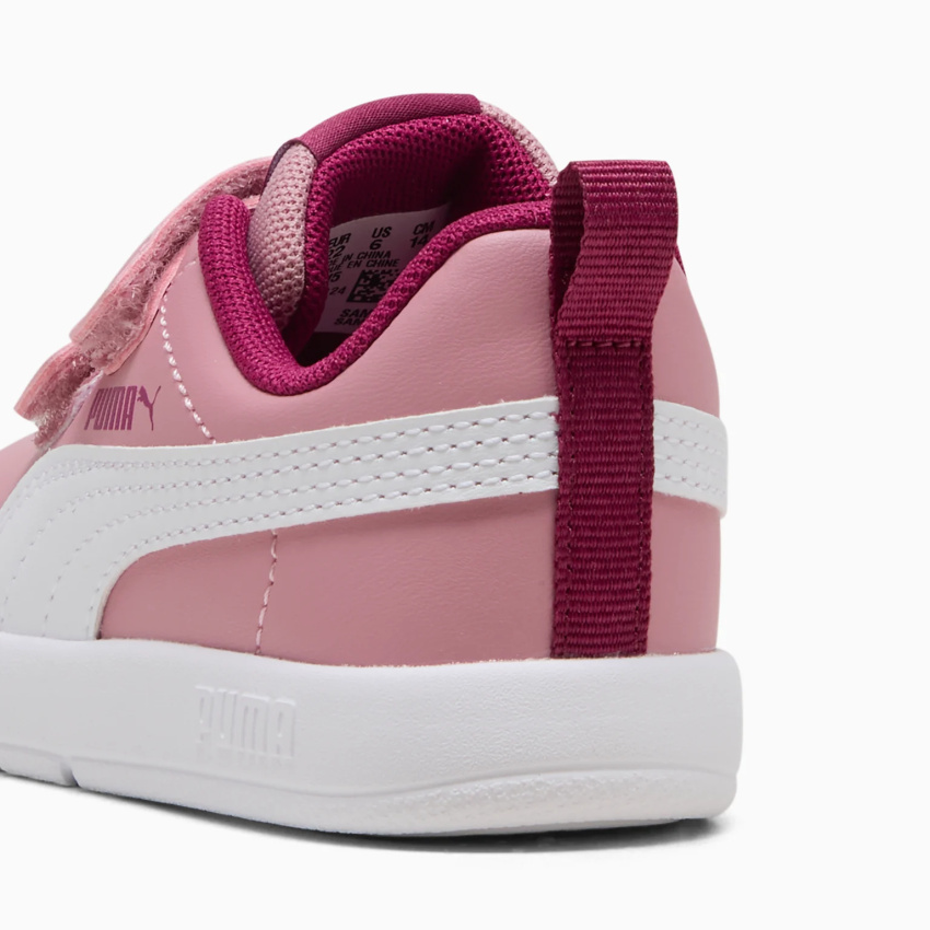 Puma Courtflex V3 V Inf Gri Çocuk Günlük Ayakkabı - 4