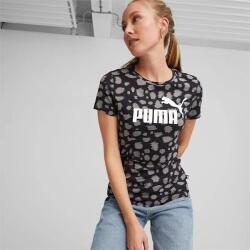 Puma ESS+ ANIMAL AOP Tee SİYAH Kadın Tshirt - 1
