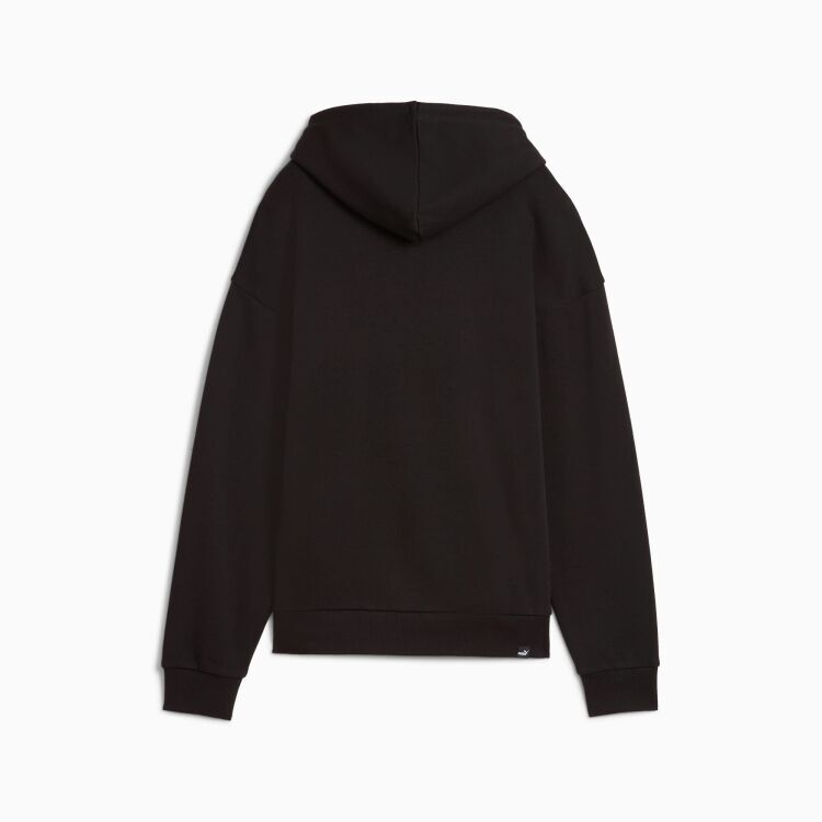 Puma Esseantials Animal Hoodie FL Siyah Kadın Sweatshirt - 5