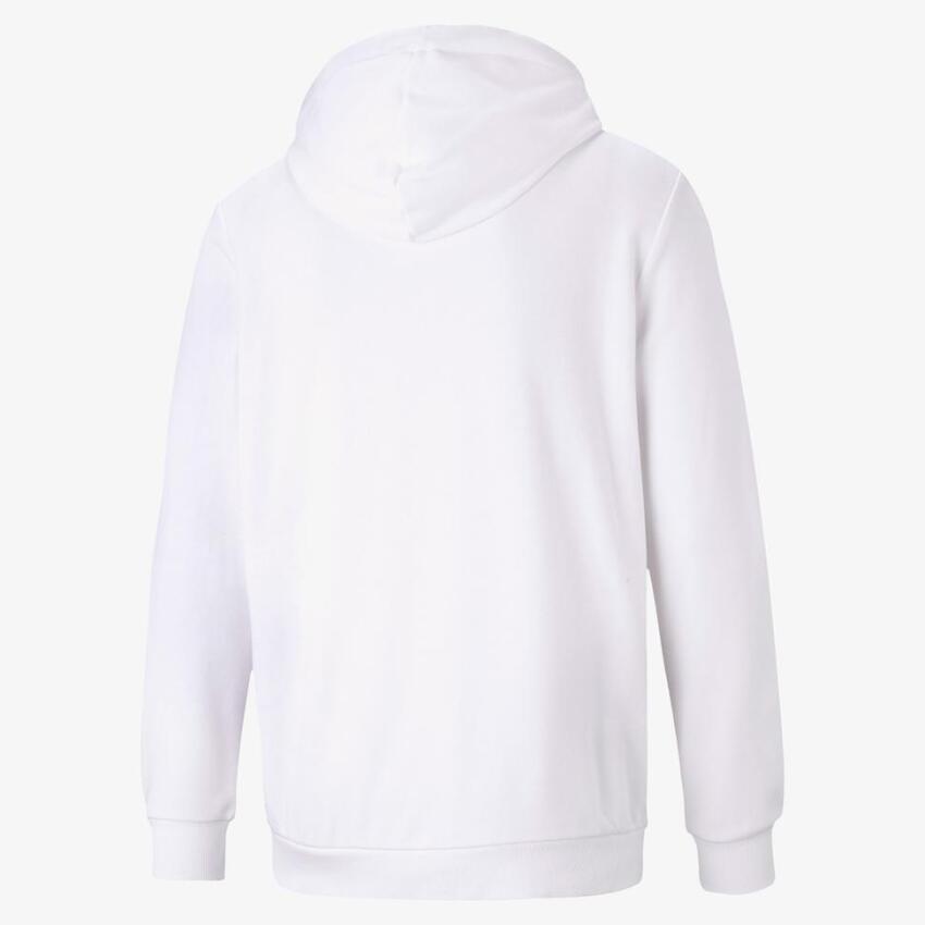 Puma Essentials Big Logo Hoodie Beyaz Erkek Sweatshirt - 4