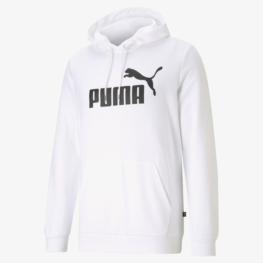 Puma Essentials Big Logo Hoodie Beyaz Erkek Sweatshirt - 4