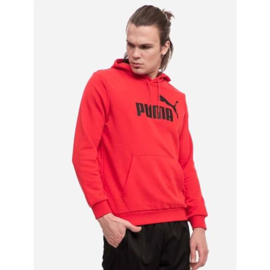 Puma ESS Big Logo Hoodie TR Kırmızı Erkek Sweatshirt - 1