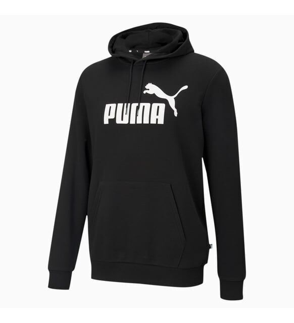 Puma Essentials Big Logo Hoodie Siyah Erkek Sweatshirt - 2