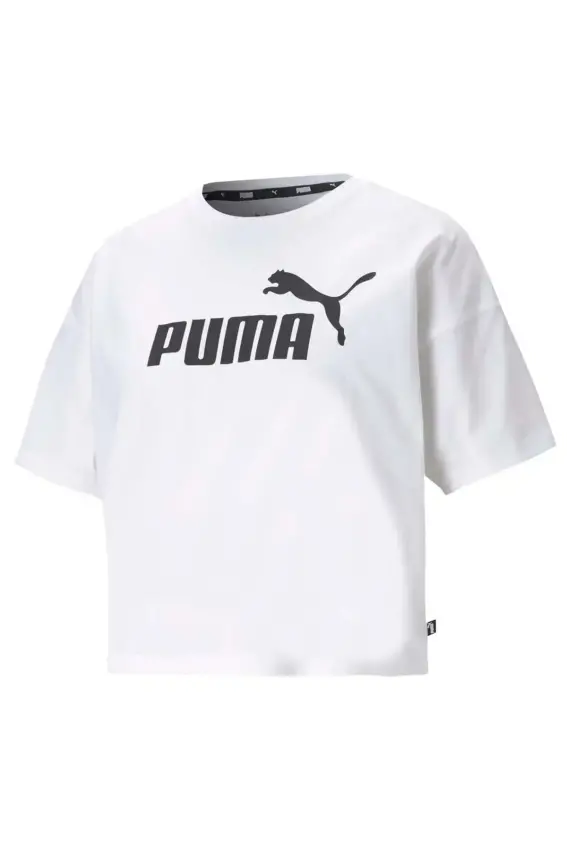 Puma ESS Cropped No. 1 Logo Tee Kadın Tshirt - 1