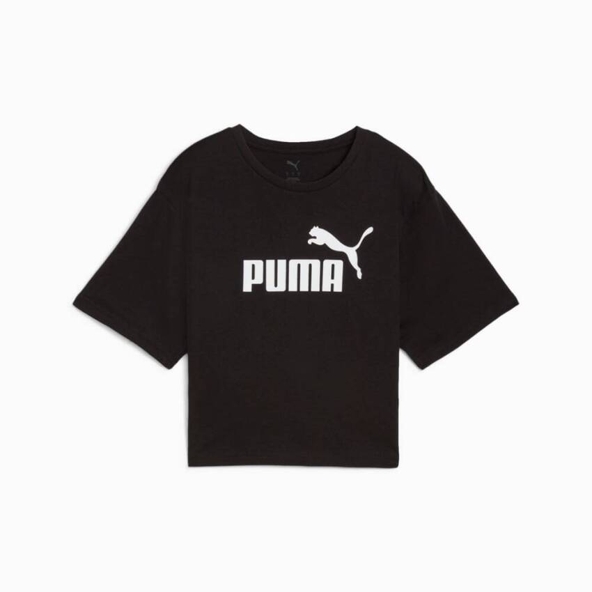 Puma Ess Cropped No. 1 Logo Tee Kadın Tshirt - 1