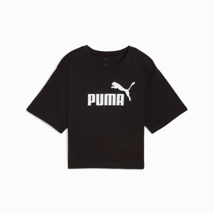 Puma Ess Cropped No. 1 Logo Tee Kadın Tshirt - 1