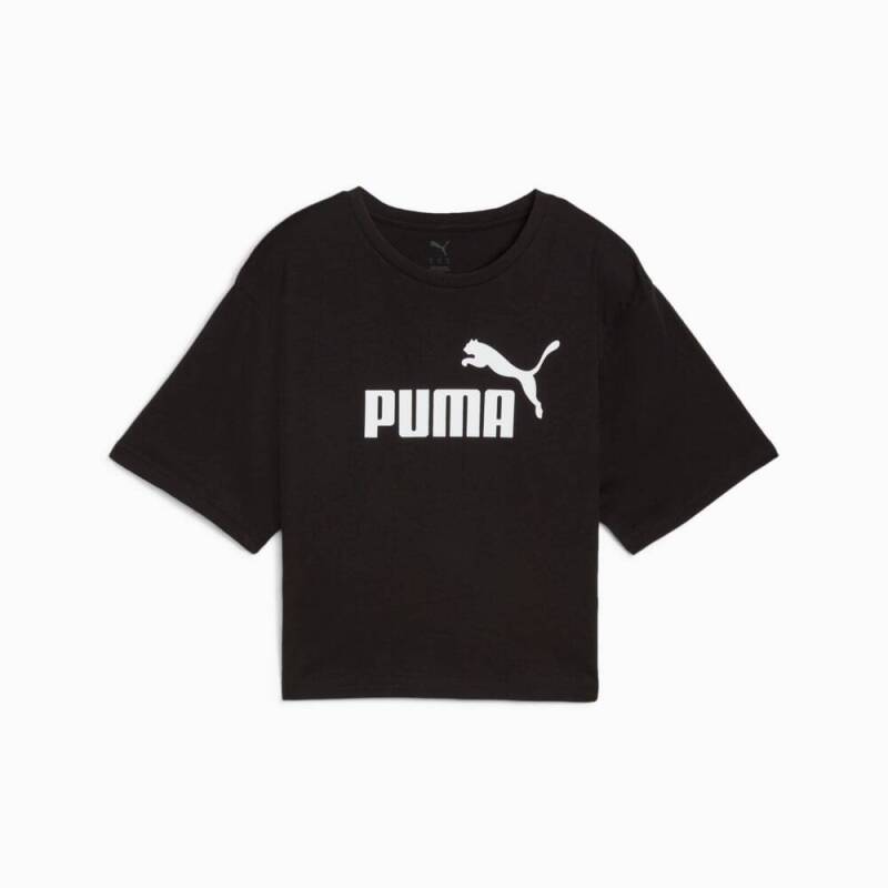 Puma Essentials Cropped No.1 Logo Kadın Tshirt - Puma