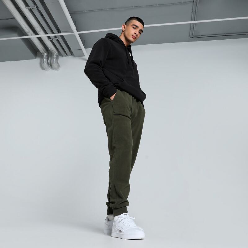 Puma Essential Elevated Haki Erkek Eşofman Altı - 4