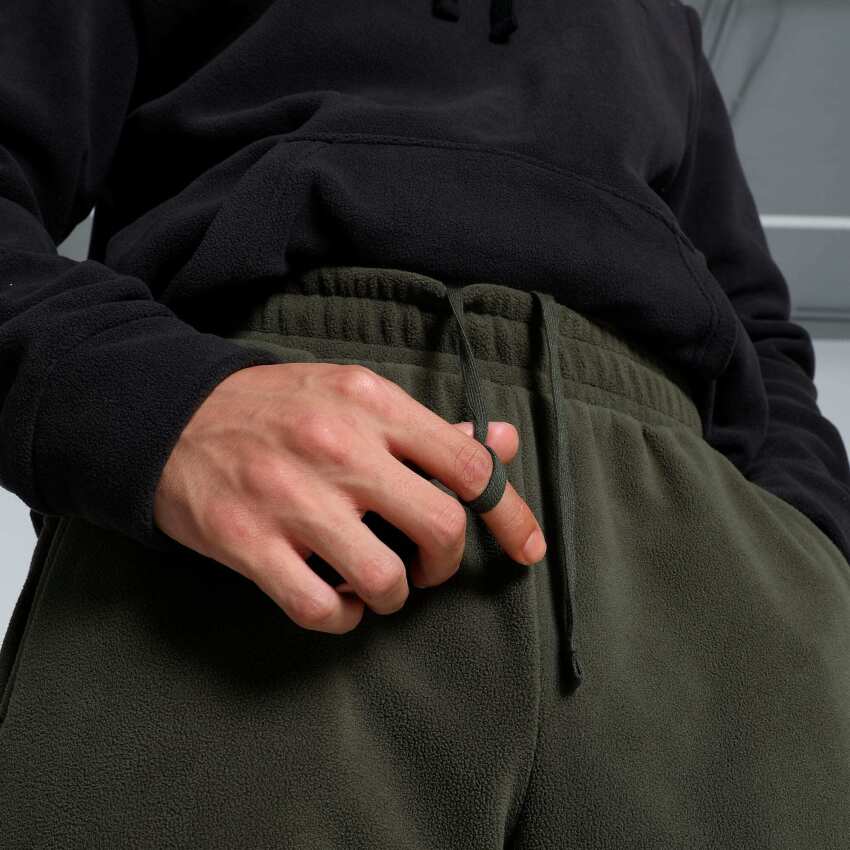 Puma Essential Elevated Haki Erkek Eşofman Altı - 6