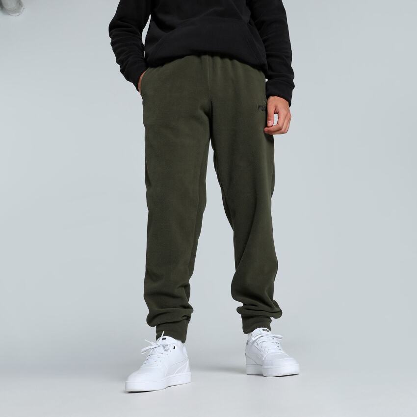 Puma ESS ELEVATED Sweatpants Haki Erkek Eşofman Altı - 1