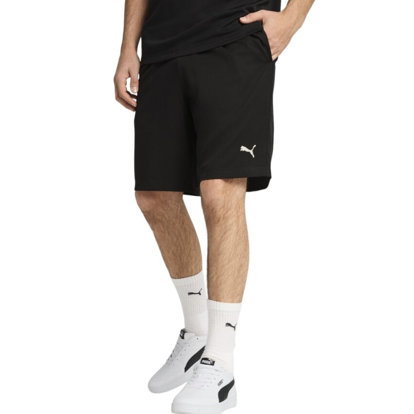 Puma Ess Logo Woven Siyah Erkek Şort - 1