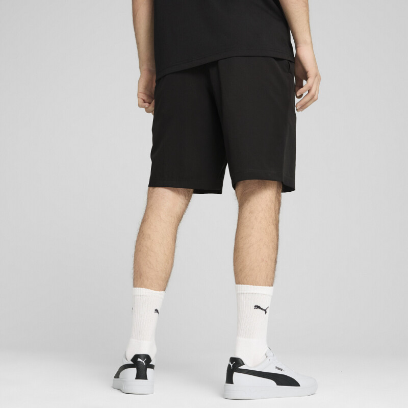 Puma Ess Logo Woven Siyah Erkek Şort - 2