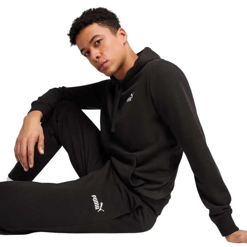 Puma Ess No. 1 Logo Siyah Erkek Eşofman Altı - 4