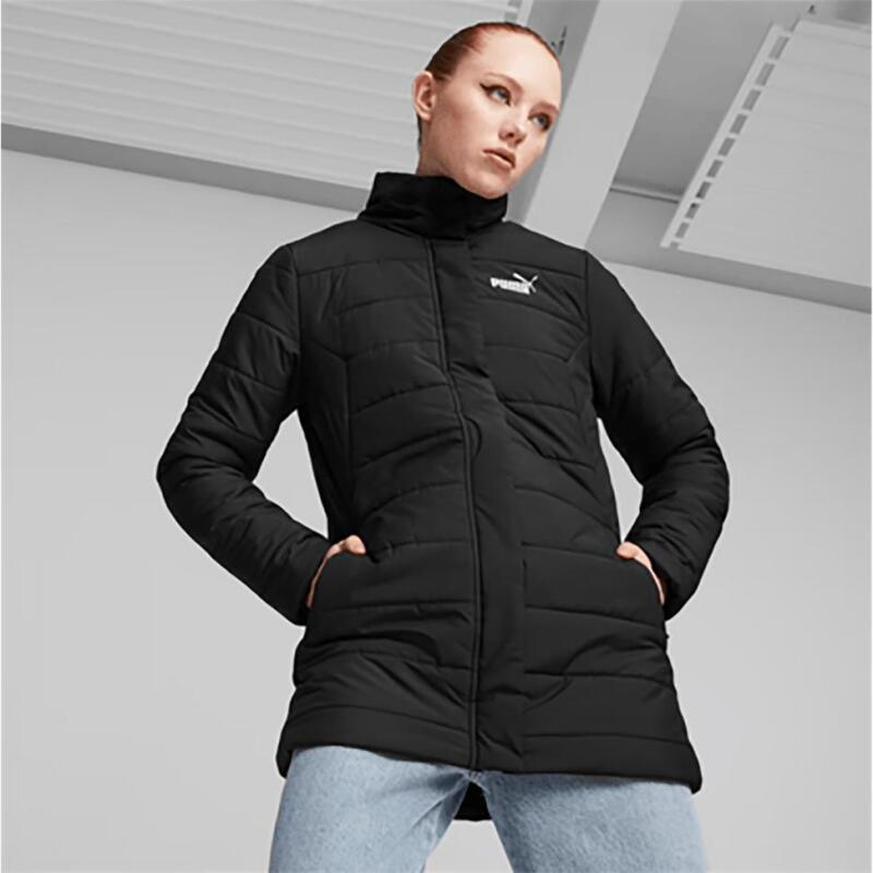 Puma Essentials Padded Siyah Kadın Mont - Puma