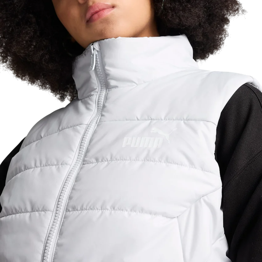 Puma Essentials Padded Vest Gri Kadın Yelek - 4