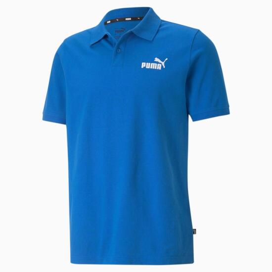 Puma ESS Pique Polo Mavi Erkek Polo Tshirt - 4