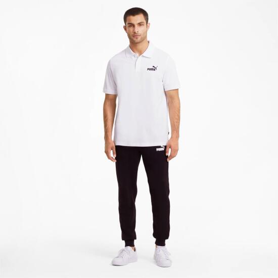 Puma ESS Pique Polo Puma White BEYAZ Erkek Polo Tshirt - 3