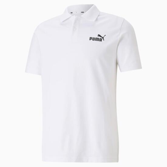 Puma ESS Pique Polo Puma White BEYAZ Erkek Polo Tshirt - 4