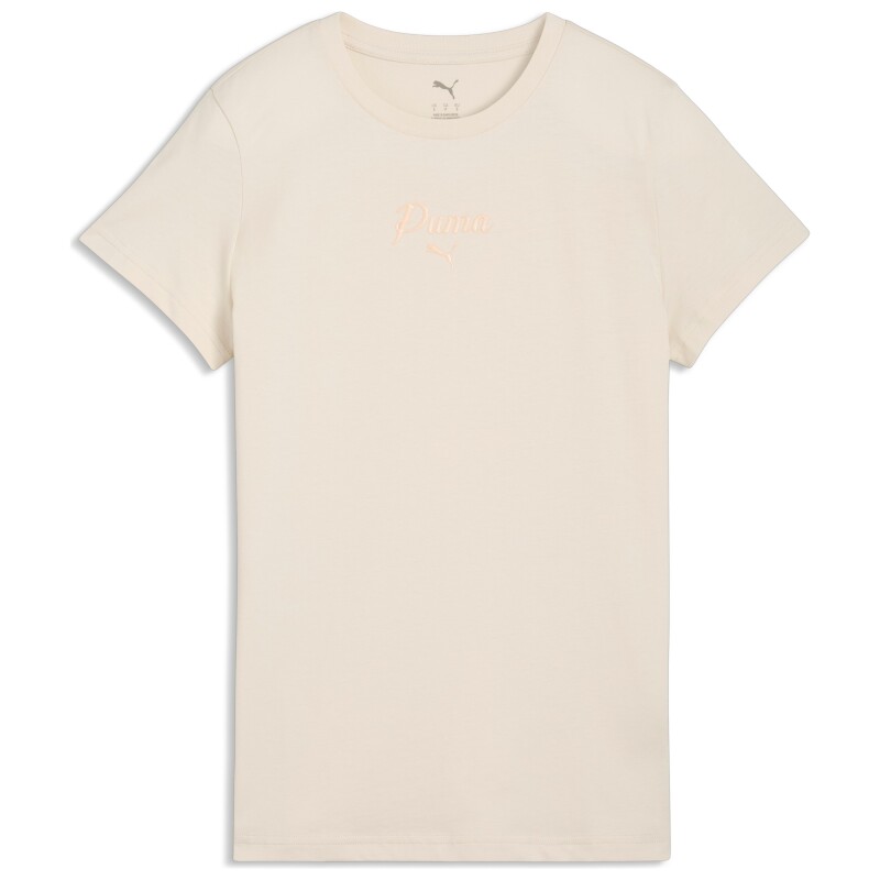 Puma Ess Script Bej Kadın Tshirt - 4