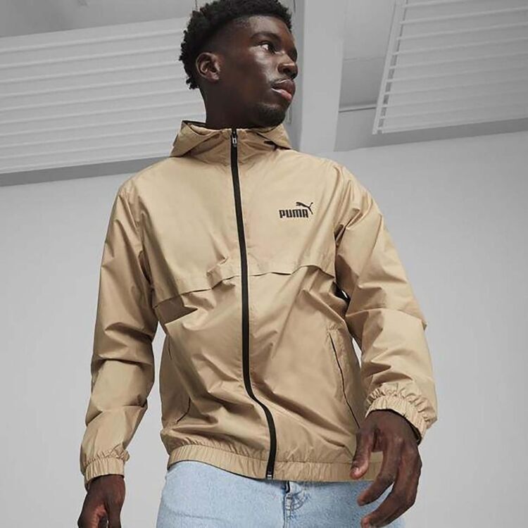 Puma Essential Solid Windbreaker Bej Erkek Rüzgarlık - 1