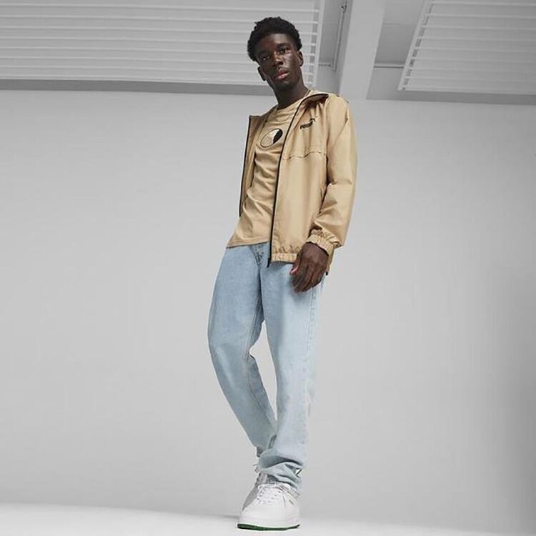 Puma Essential Solid Windbreaker Bej Erkek Rüzgarlık - 3