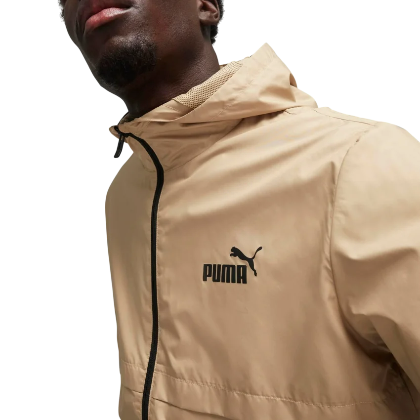 Puma Essential Solid Windbreaker Bej Erkek Rüzgarlık - 4