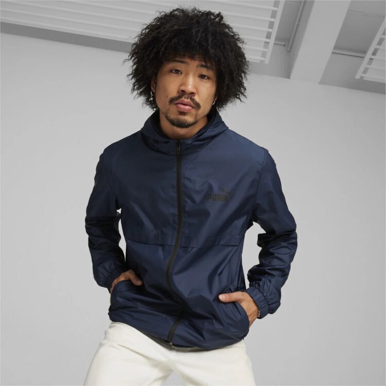 Puma Essential Solid Lacivert Erkek Rüzgarlık - 1