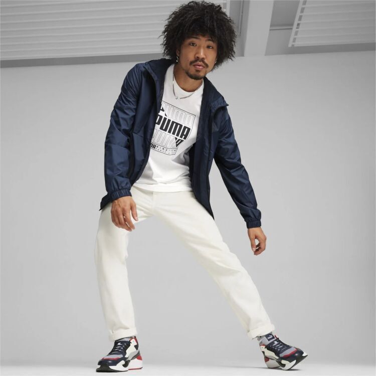 Puma Essential Solid Lacivert Erkek Rüzgarlık - 3