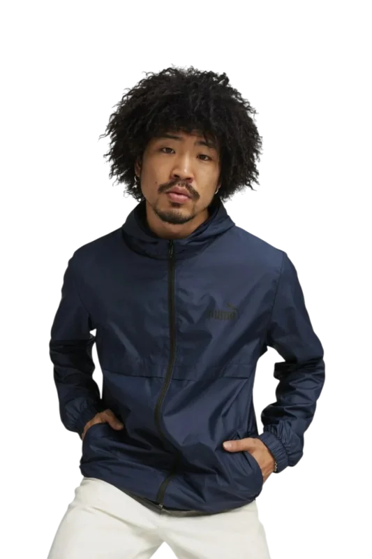 Puma Essential Solid Lacivert Erkek Rüzgarlık - 1