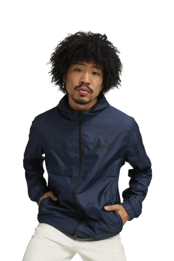 Puma Essential Solid Lacivert Erkek Rüzgarlık - 1
