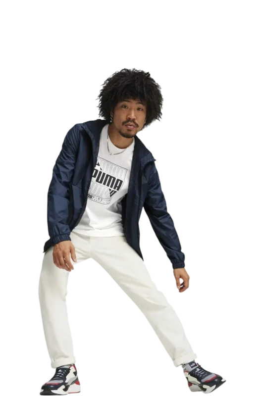 Puma Essential Solid Lacivert Erkek Rüzgarlık - 3