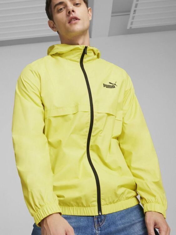 Puma Essential Solid Windbreaker Sarı Erkek Rüzgarlık - 1