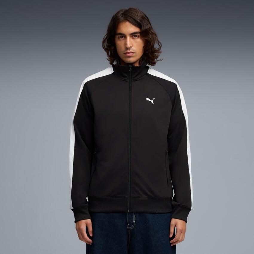 Puma Ess T7 Poly Track Siyah Erkek Eşofman Üstü - 3