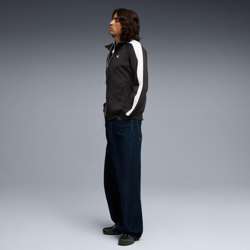 Puma Ess T7 Poly Track Siyah Erkek Eşofman Üstü - 5