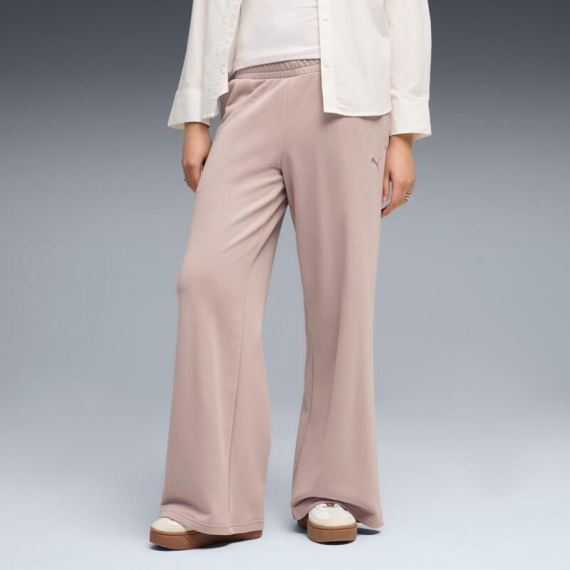 Puma Ess Wide Leg Pembe Kadın Eşofman Altı - 3