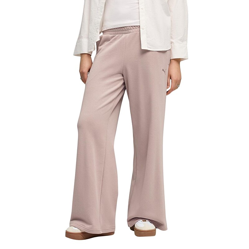 Puma Ess Wide Leg Pembe Kadın Eşofman Altı - 1
