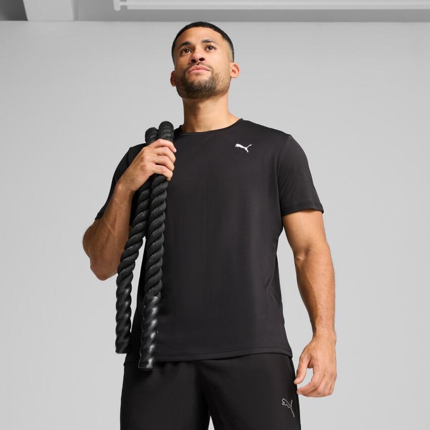 Puma Essantial Poly Siyah Erkek Tshirt - 1
