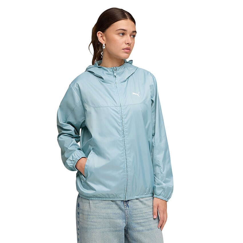 Puma Essential Regular Mavi Kadın Rüzgarlık - 1