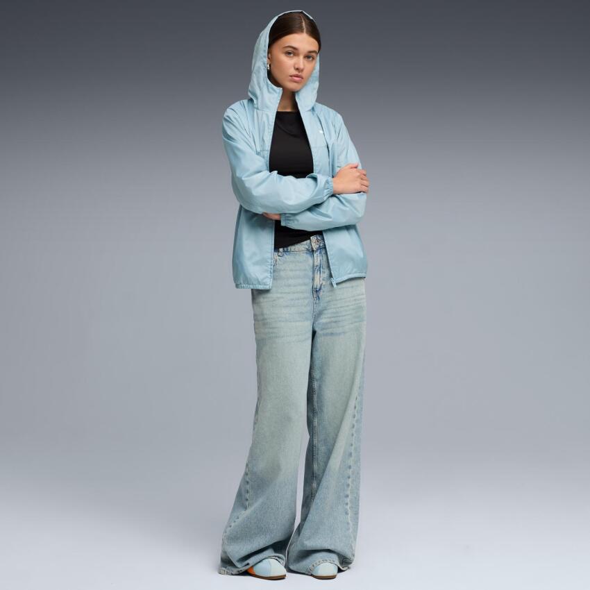 Puma Essential Regular Mavi Kadın Rüzgarlık - 5