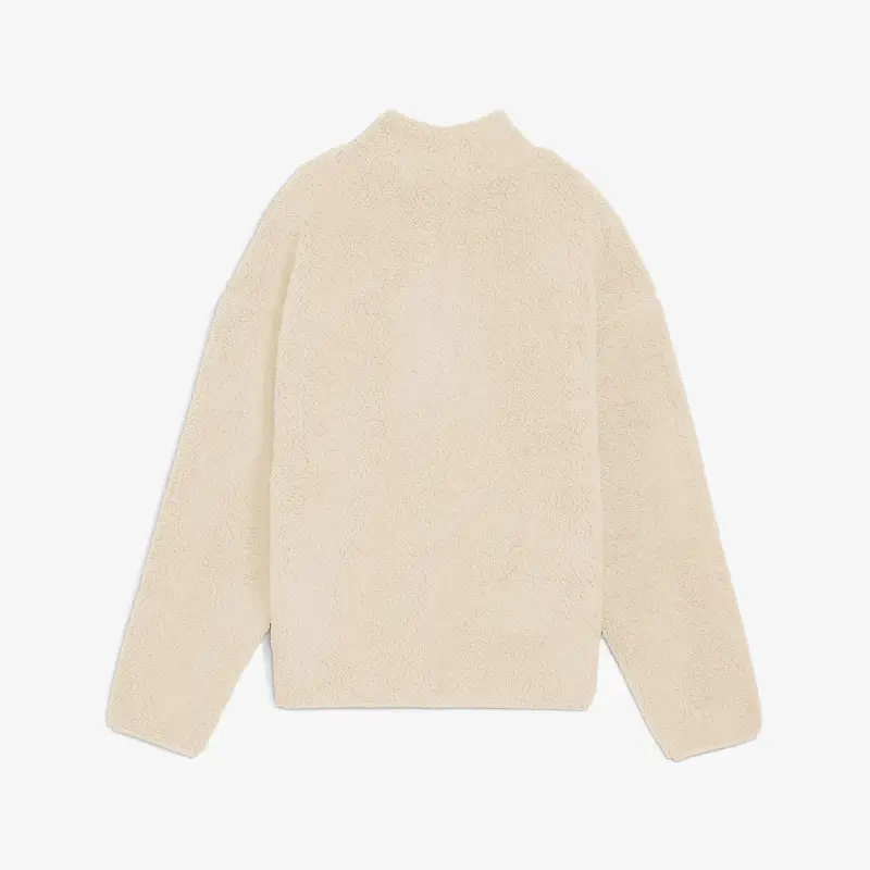 Puma Essentials Elevated Comfort Half-Zip Crew Bej Kadın Sweatshirt - 5