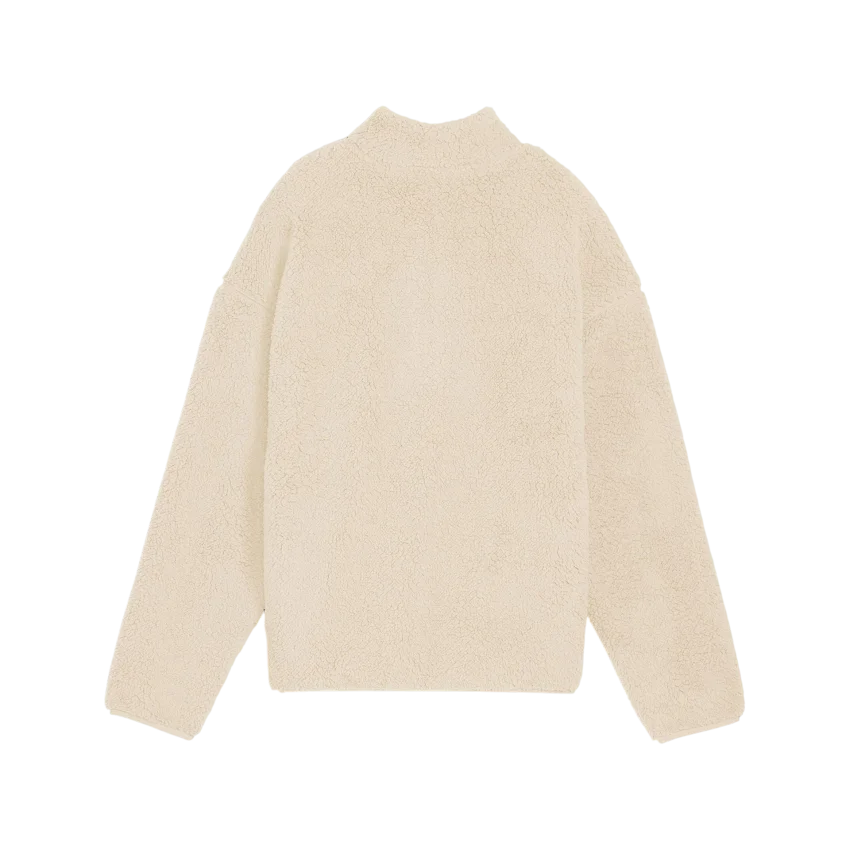 Puma Essentials Elevated Comfort Half-Zip Crew Bej Kadın Sweatshirt - 5