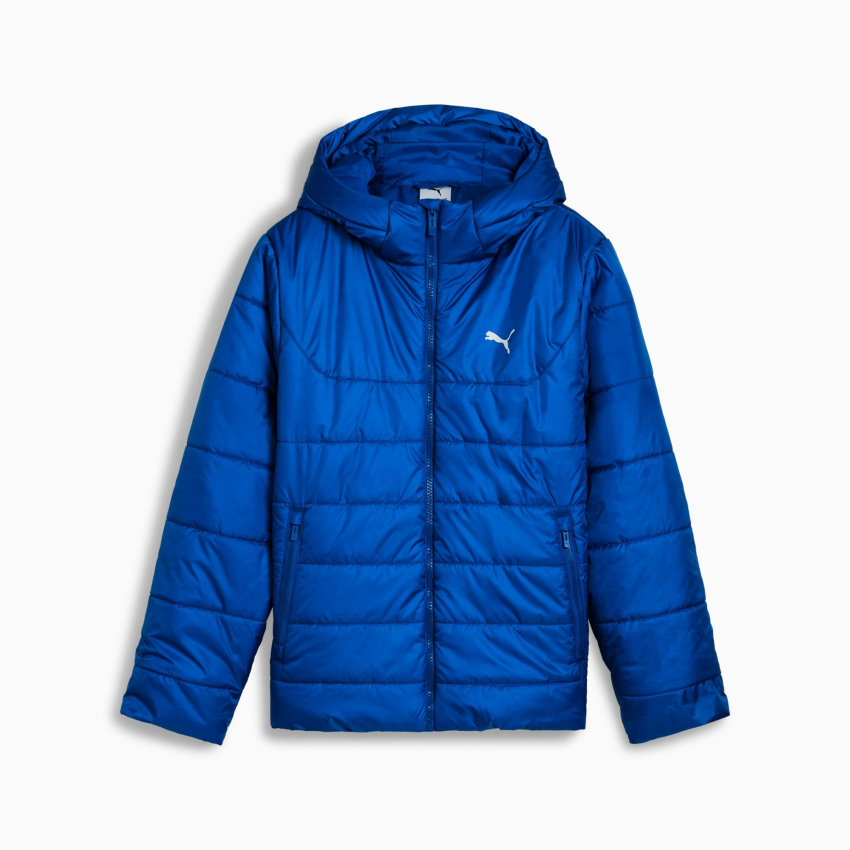 Puma Essentials Hooded Padded Çocuk Lacivert Mont - 5