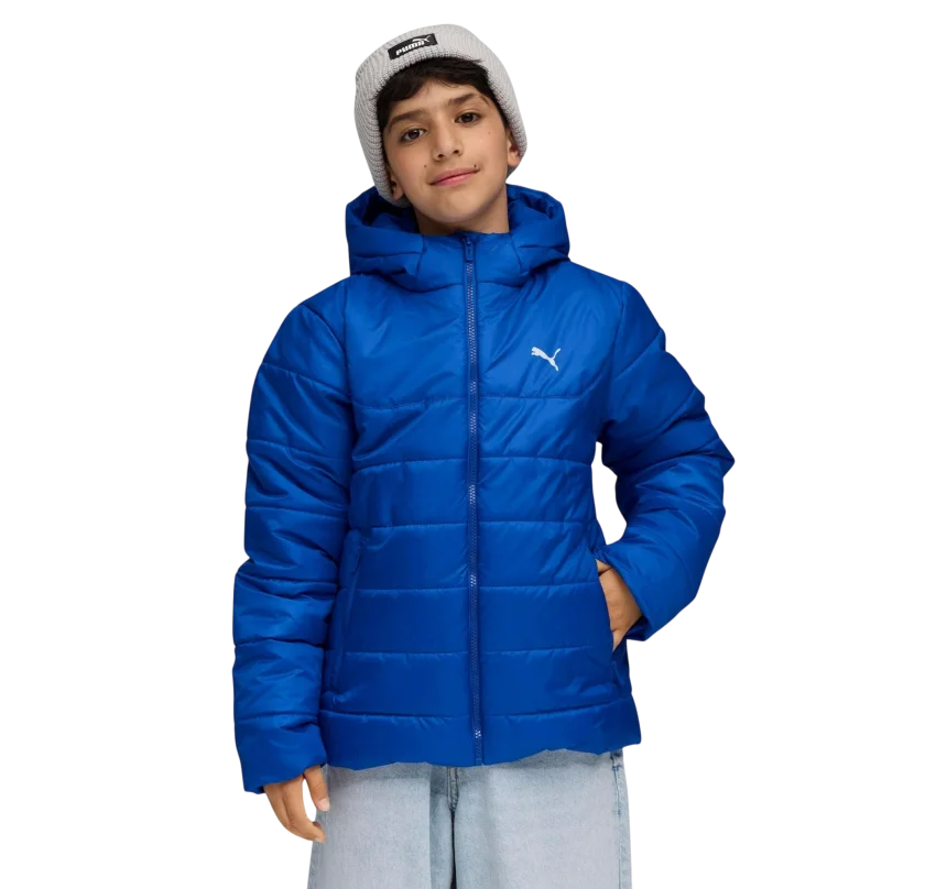 Puma Essentials Hooded Padded Çocuk Lacivert Mont - 1