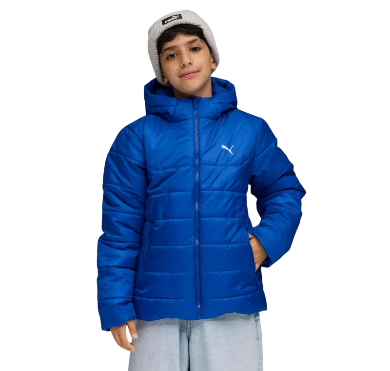 Puma Essentials Hooded Padded Çocuk Lacivert Mont 