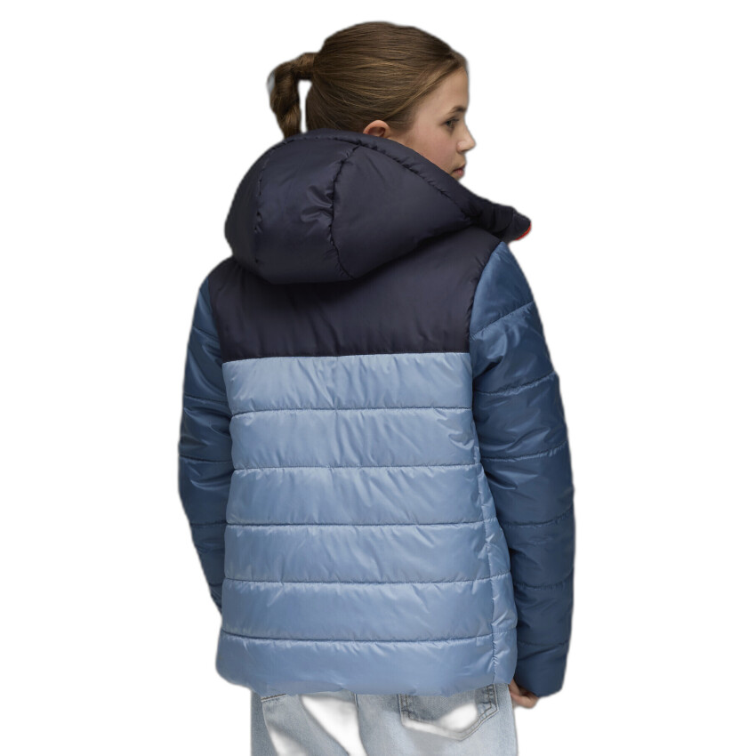 Puma Essentials Hooded Padded Çocuk Mavi Mont - 6