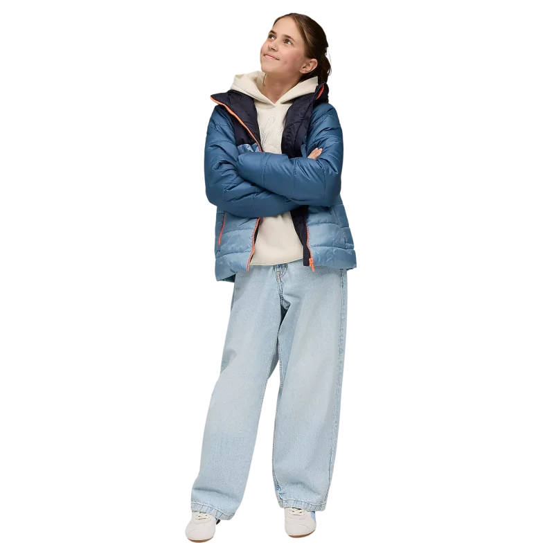 Puma Essentials Hooded Padded Çocuk Mavi Mont - 3