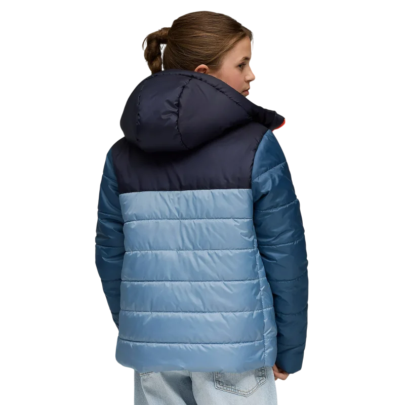 Puma Essentials Hooded Padded Çocuk Mavi Mont - 4