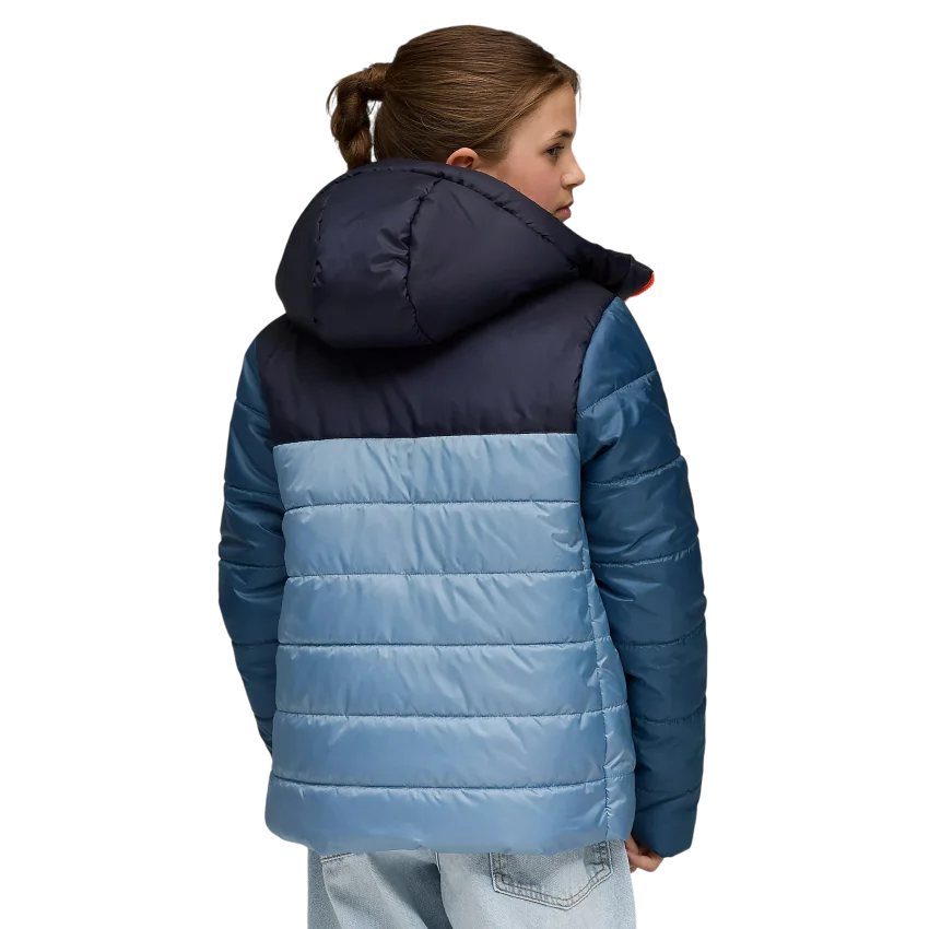 Puma Essentials Hooded Padded Çocuk Mavi Mont - 4