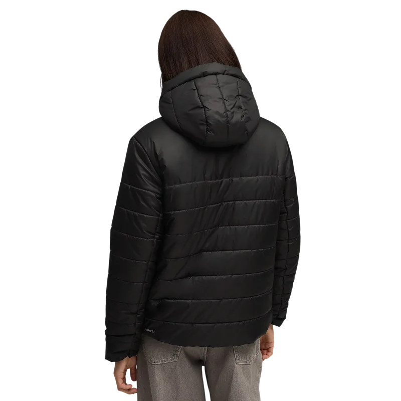 Puma Essentials Hooded Padded Jacket Kadın Siyah Mont - Puma (1)